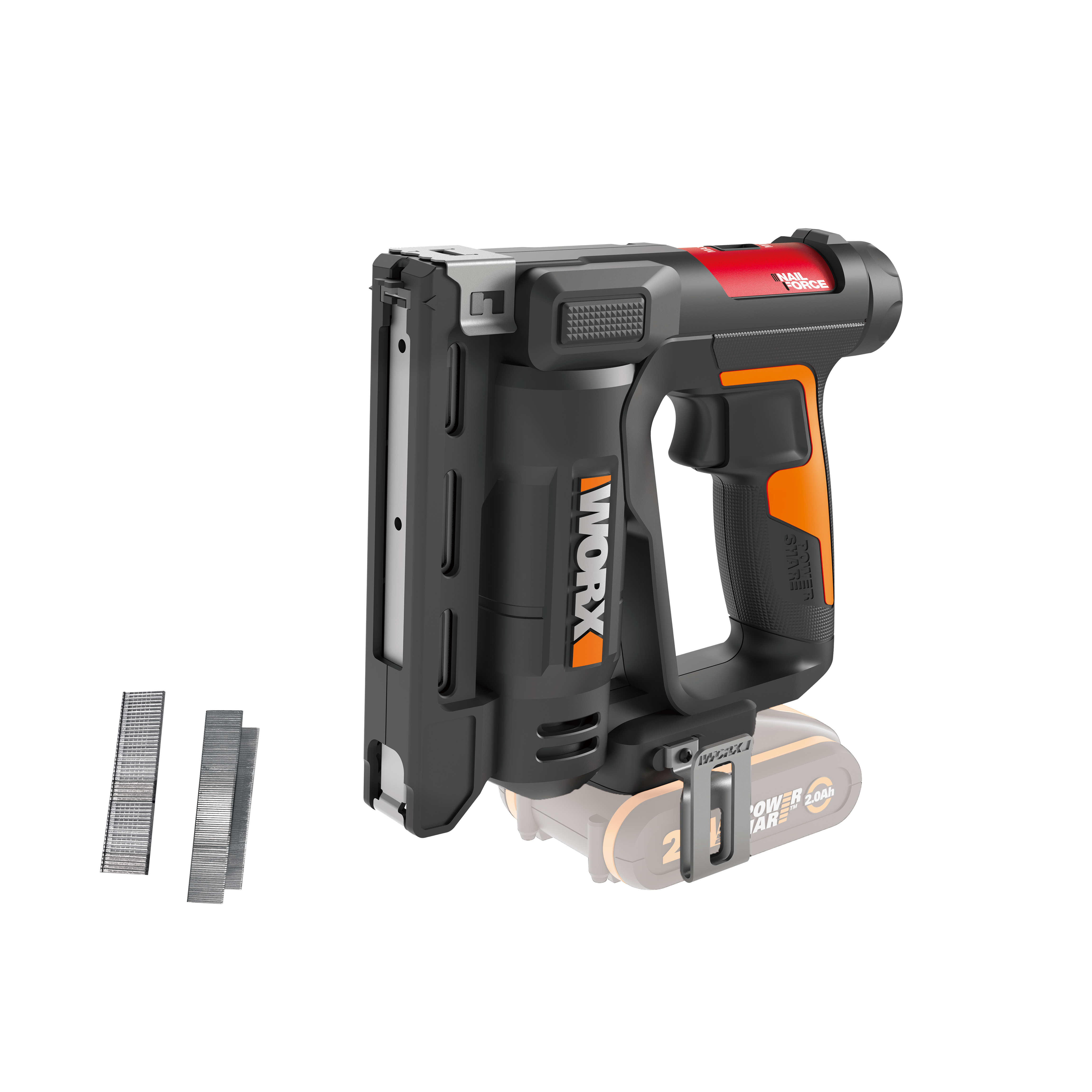 Worx WX843.9 - Mini Grapadora Clavadora 20V (S/bat)